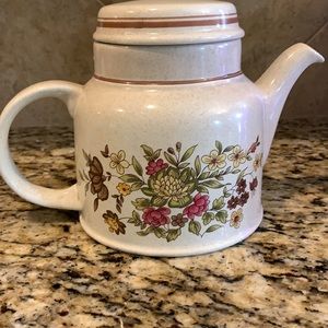 Royal Doulton Lambeth Stoneware Cornwall tea pot.